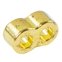 Double Ring Perle D'or Ø 4.5 mm - 16 x 9 mm