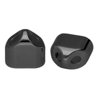 20 mm 'Gun Metal' Double end cap for keychain