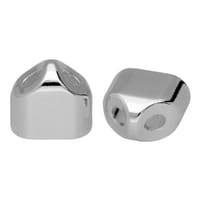 20 mm 'Nickel' Double end cap for keychain