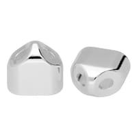 20 mm 'Silver' Double end cap for keychain