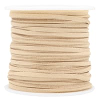 Lacets en éco-cuir - Beige - 22m