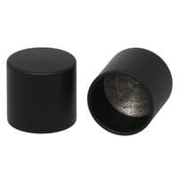 Black 8 mm Premium End caps Black 8 mm Premium End caps