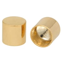 Gold 6 mm Premium End caps Gold 6 mm Premium End caps