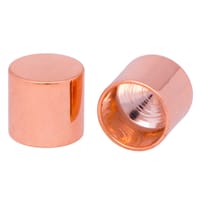 Rose Gold 8 mm Premium End caps Rose Gold 8 mm Premium End caps