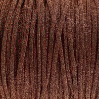 Brun Corde à Paillettes - Plane 4 mm