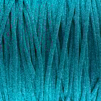 Turquoise Corde à Paillettes - Plane 4 mm