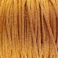 Or Foncé Corde à Paillettes - Plane 4 mm