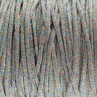 Rainbow Corde à Paillettes - Plane 4 mm