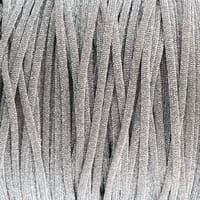 Argent Corde à Paillettes - Plane 4 mm