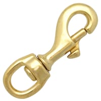 Laiton 77 mm - Ø 14 mm Mousqueton à targette 