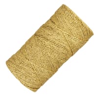 Or Metallic - 1,00 mm - Cordon tressé Linhasita (PE)