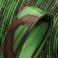 Vert Camo Translucent (CL520-GN01) BioThane 'GOLD' ® 19 mm