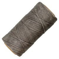 Grey #336 - 1.00 mm - Linhasita Waxed Polyester Cord (PE-4)
