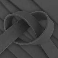 Grey 20 mm Greased Leather Strap (Pull-Up Leather) - Ca. 140 cm