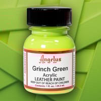 Grinch Vert - Peinture acrylique pour cuir Angelus - 29,5 ml (1 oz.)