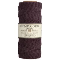 Plum - 1 mm - Cordon en chanvre de Hemptique - 62,5 mètres