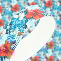 Hawaiian BioThane ‘BETA’ ® Imprimé par UV 19 mm - 2.5 mm Au Mètre Hawaiian BioThane ‘BETA’ ® Imprimé par UV 19 mm - 2.5 mm Au Mètre