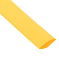 12,7 mm Gaine Thermorétractable Jaune - Pièce de 50 cm 12,7 mm Gaine Thermorétractable Jaune - Pièce de 50 cm