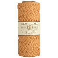 Apricot - 1 mm - Cordon en chanvre de Hemptique - 62,5 mètres