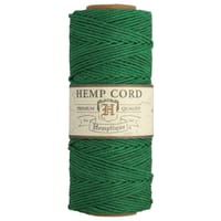 Vert - 1 mm - Cordon en chanvre de Hemptique - 62,5 mètres