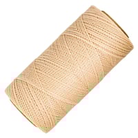 Ivory #924 - 1,00 mm - Cordon en polyester ciré Linhasita (PE-4)