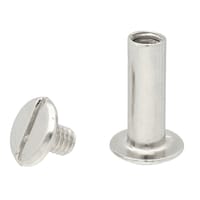 'Nickelé' 15 x 5 mm Vis Chicago