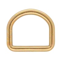 Bronze Zaponed 40 x 6 mm KONG D-Ring