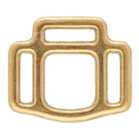 Kong Carré de licol en 'Bronze Zaponed' 20 x 5 mm