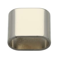 Nickel Tube de Cordon 'Double' 20mm