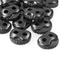 Cord Lock Noir - 20 x 22 mm