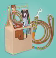 Kit DIY ''Bleed knot'' - Laisse pour chien en cuir avec Paracorde
