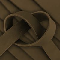 Olive 20 mm Greased Leather Strap (Pull-Up Leather) - Ca. 140cm