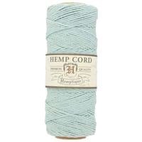 Light Bleu - 1 mm - Cordon en chanvre de Hemptique - 62,5 mètres