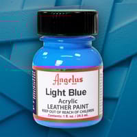 Light Bleu - Peinture acrylique pour cuir Angelus - 29,5 ml (1 oz.)