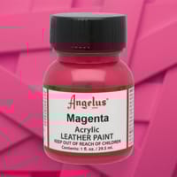 Magenta - Peinture acrylique pour cuir Angelus - 29,5 ml (1 oz.)
