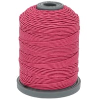 Magenta MeiSi XianGe Twist Fil en Polyester Ciré 0.6 mm - 60 m