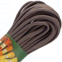 Marine Bleu & Golden Copper Glamour Stripes Paracorde 550 Type III - env. 10 m