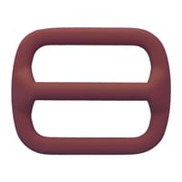 Luxe Silicone Tri Glide Maroon 25 x 4 mm