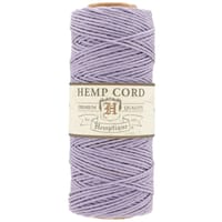 Mauve Pourpre - 1 mm - Cordon en chanvre de Hemptique - 62,5 mètres