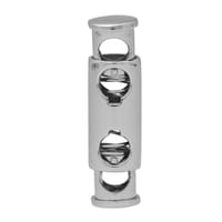 Serrure à cordon Cylindre métallique Double Bouton 5 mm - Nickel Serrure à cordon Cylindre métallique Double Bouton 5 mm - Nickel