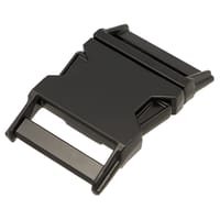 Noir 30 mm Metal Side Release Boucle courbé