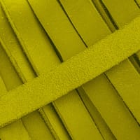 Lanière en cuir graissé Lime Vert de 15 mm (cuir Pull-Up) par mètre