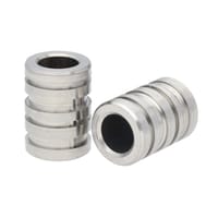 Silver Cord Tube 'Stainless Steel' 5mm Silver Cord Tube 'Stainless Steel' 5mm