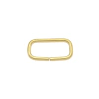 Brass 17 x 3 mm Square Ring