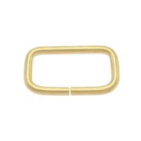 Brass 25 x 3 mm Square Ring