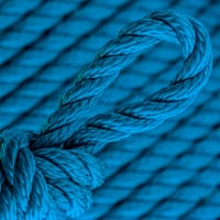 Bleu PPM Cordage Torsadé - Ø 6 mm