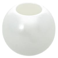 Perle d'imitation Rond - Shiny Blanc 