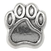 Perle de Métal Paw - Argent