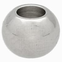 3 mm - Stainless Steel Round Bead - Silver 3 mm - Stainless Steel Round Bead - Silver