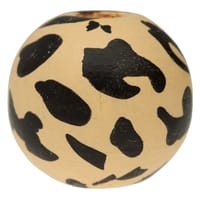 13 mm - Perle Boule en Bois Cheetah